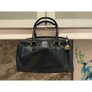 Morris Moskowitz VTG Navy Lizard Embossed Leather Speedy Bag